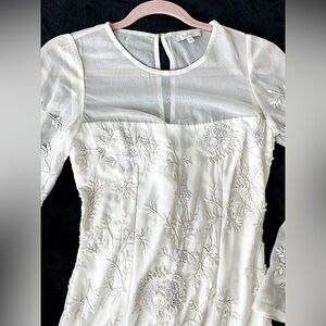 Beaded Long Sleeve Wedding Dress Store Display Sample Sale AS-IS option 3